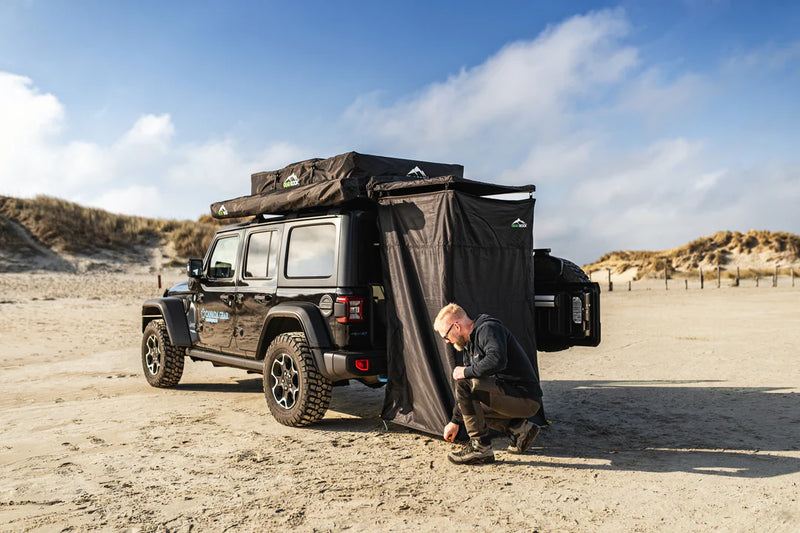 Laden Sie das Bild in Galerie -Viewer, GEAR ROCK Duschzelt (Umkleide/Toilette) mit Regenhaube