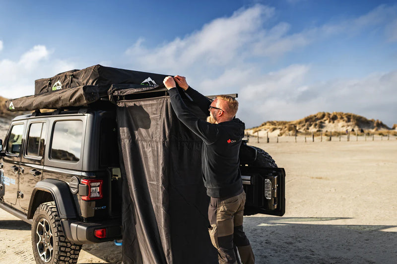 Laden Sie das Bild in Galerie -Viewer, GEAR ROCK Duschzelt (Umkleide/Toilette) mit Regenhaube