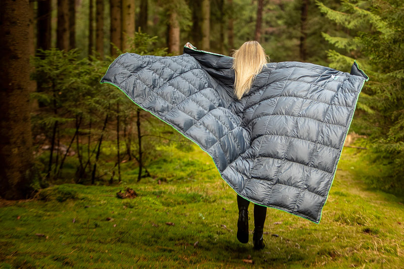 Laden Sie das Bild in Galerie -Viewer, GEAR ROCK Outdoor Daunendecke 180 x 210cm (660g)