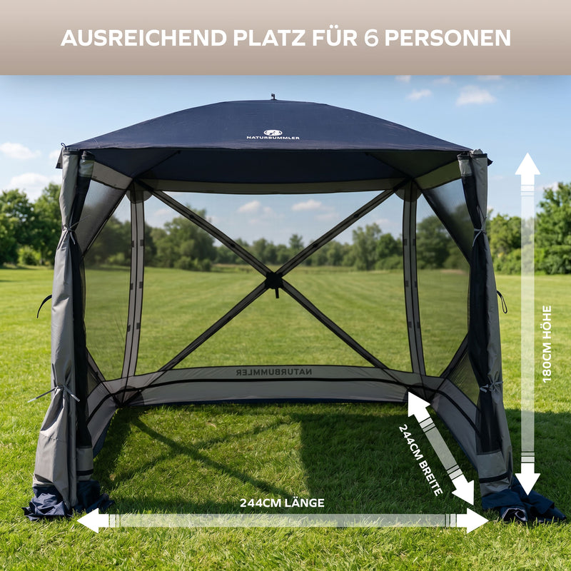 Laden Sie das Bild in Galerie -Viewer, Naturbummler Pavillon CampBase – Pop-up Pavillon (L & XL)