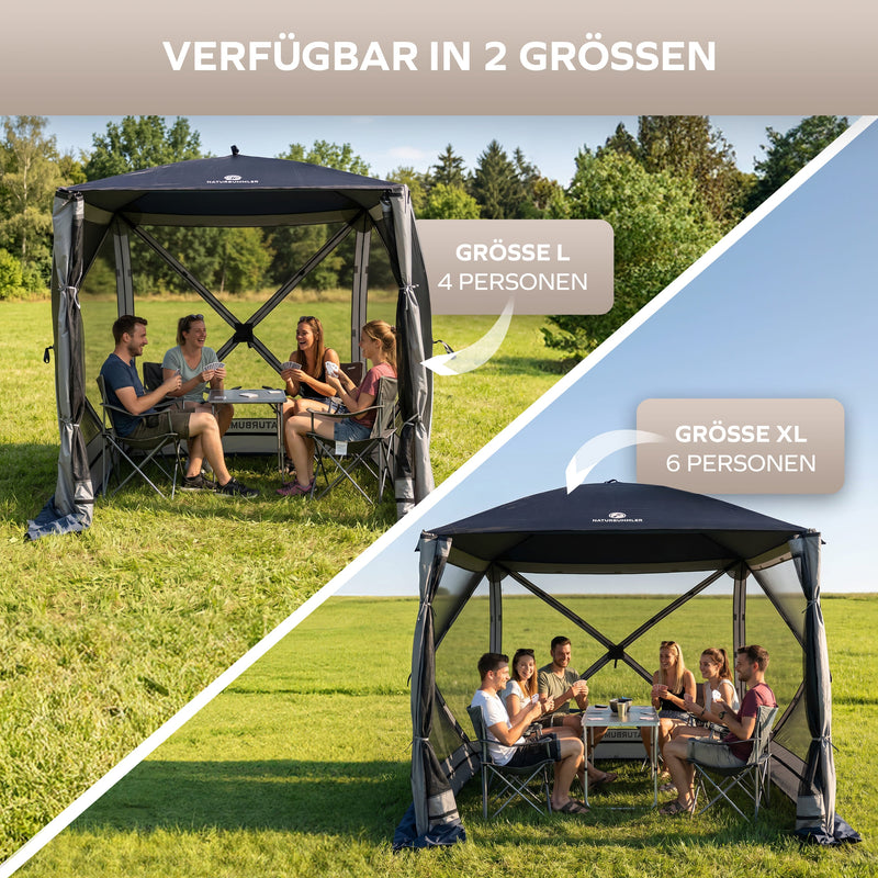 Laden Sie das Bild in Galerie -Viewer, Naturbummler Pavillon CampBase – Pop-up Pavillon (L & XL)