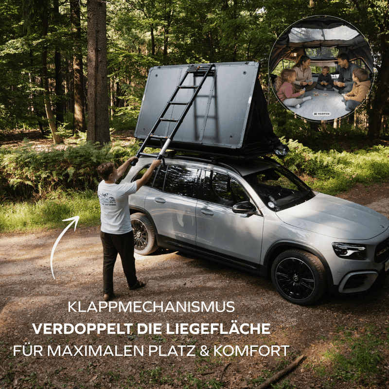 Laden Sie das Bild in Galerie -Viewer, Family-Loft 2.0 Klappmechanismus verdoppelt die Liegefläche