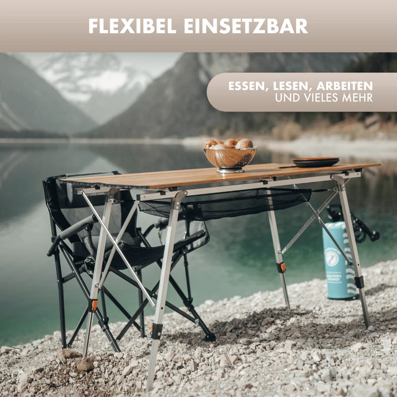 Laden Sie das Bild in Galerie -Viewer, Naturbummler Campingtisch Solid Litec+