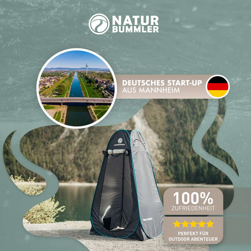 Laden Sie das Bild in Galerie -Viewer, Naturbummler Duschzelt Privacy Protec+ – Dein mobiler Sichtschutz