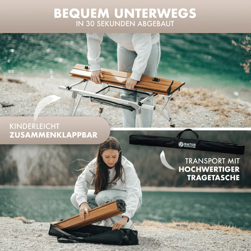 Laden Sie das Bild in Galerie -Viewer, Naturbummler Campingtisch Solid Litec+