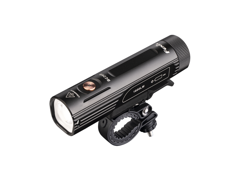 Laden Sie das Bild in Galerie -Viewer, SET, Limitierte Promotion 2025 - Fenix BC26R ultrastarkes wiederaufladbares Fahrradlicht, 1600 Lumen + GRATIS Fenix BC05R V2.0 Rücklicht, 15 Lumen