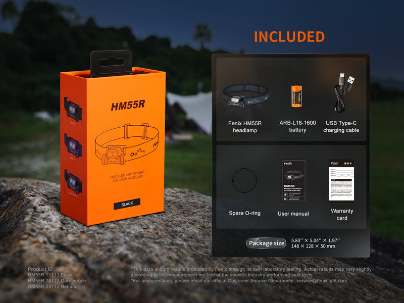 Laden Sie das Bild in Galerie -Viewer, Fenix HM55R, Mulit-LED leichtgewicht Stirnlampe, 1200 Lumen