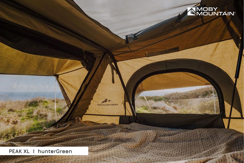 Laden Sie das Bild in Galerie -Viewer, MOBY MOUNTAIN Peak XL 3-Personen Hybrid-Dachzelt