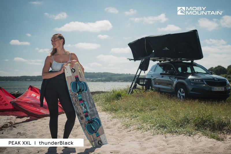 Laden Sie das Bild in Galerie -Viewer, Moby Mountain Dachzelt Peak XXL auf Autodach