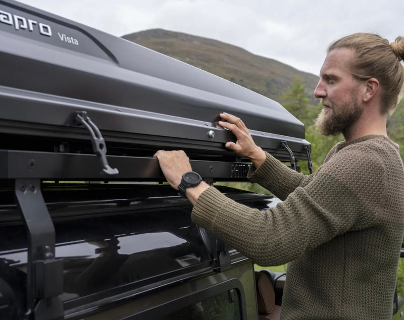 Laden Sie das Bild in Galerie -Viewer, HAPRO Vista L Hybrid-Dachzelt