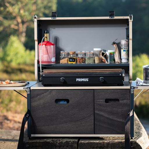 Laden Sie das Bild in Galerie -Viewer, Yellow Knife Kitchen Cube - Camping Küchenbox (60 x 40)