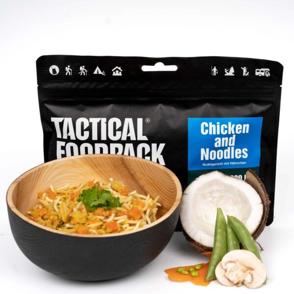 Laden Sie das Bild in Galerie -Viewer, TACTICAL FOODPACK Nudelgericht mit Hähnchen 115g