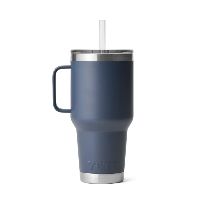 Laden Sie das Bild in Galerie -Viewer, YETI Rambler® 35 oz (1 l) Trinkbecher Mit Trinkhalmdeckel