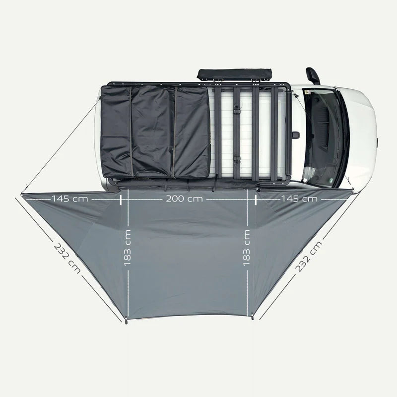 Laden Sie das Bild in Galerie -Viewer, Horntools Freitragende 180 Grad Markise Horizon