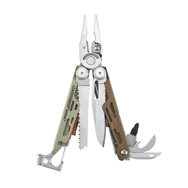 Laden Sie das Bild in Galerie -Viewer, Leatherman Signal Mesa Verde Multitool - geoeffnet