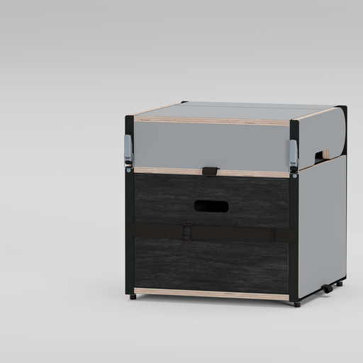 Laden Sie das Bild in Galerie -Viewer, Yellow Knife Kitchen Cube - Camping Küchenbox (40 x 40)