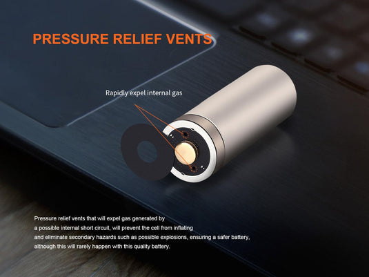 Fenix ARB-L18-1100 - Wiederaufladbarer 18350 Li-Ion-Akku (1100 mAh)