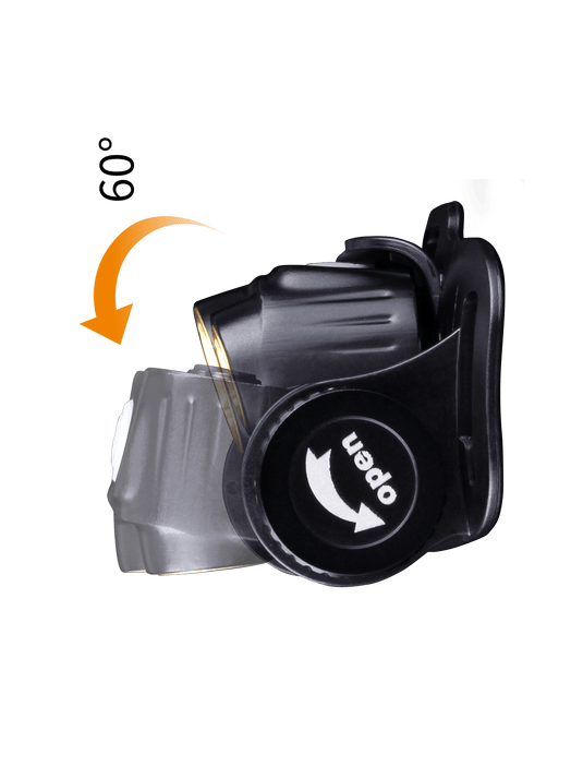 Fenix HM65R Tri-Proof Magnesium Stirnlampe mit dualer Lichtquellen, 1400 Lumen