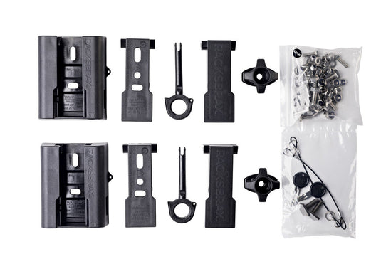 RACKSBRAX 8159 HD abschließbares Markisen-Schnellmontageset 40-52 mm. (2 Stück-doppelt)