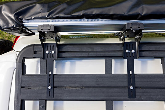 RACKSBRAX 9000 XD abschließbares Markisen-Schnellmontageset 100 - 120 mm. (2 Stück-doppelt)