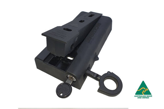 RACKSBRAX 9001 XD abschließbares Markisen-Schnellmontageset 100 - 120 mm. (3 Stück)