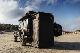 GEAR ROCK Duschzelt (Umkleide/Toilette) mit Regenhaube