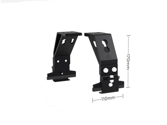 Rolling Space Regenrinnenhalter Fußsatz | SpaceGrip 170