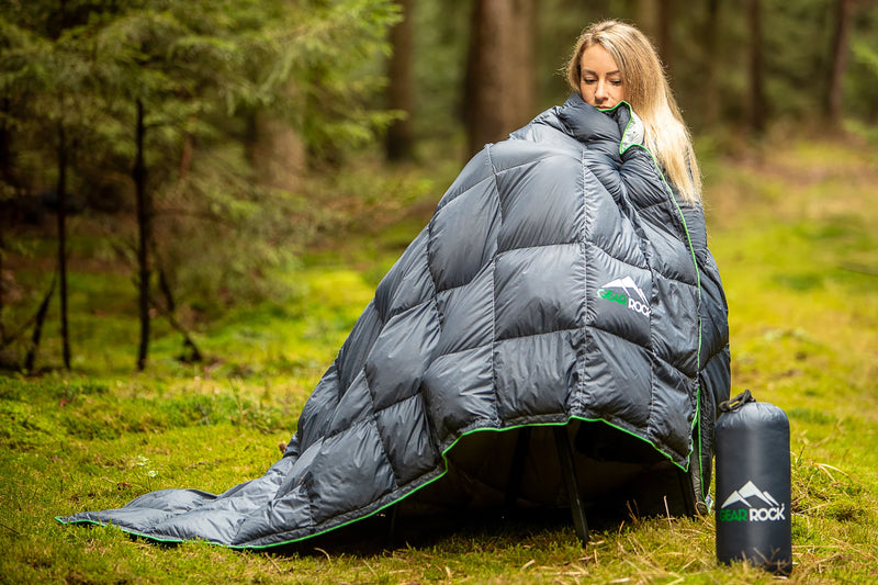 Laden Sie das Bild in Galerie -Viewer, GEAR ROCK Outdoor Daunendecke 180 x 210cm (660g)

