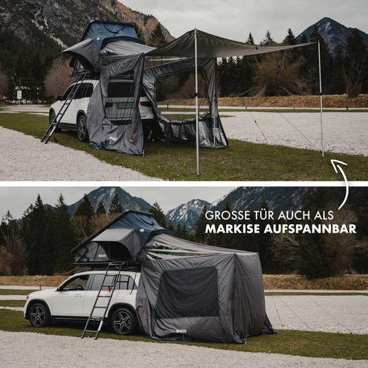 Naturbummler Vorzelt Alu-Light XL Seitenansicht