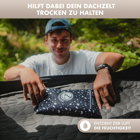 Naturbummler Entfeuchtungskissen – Schluss mit Feuchtigkeit im Dachzelt