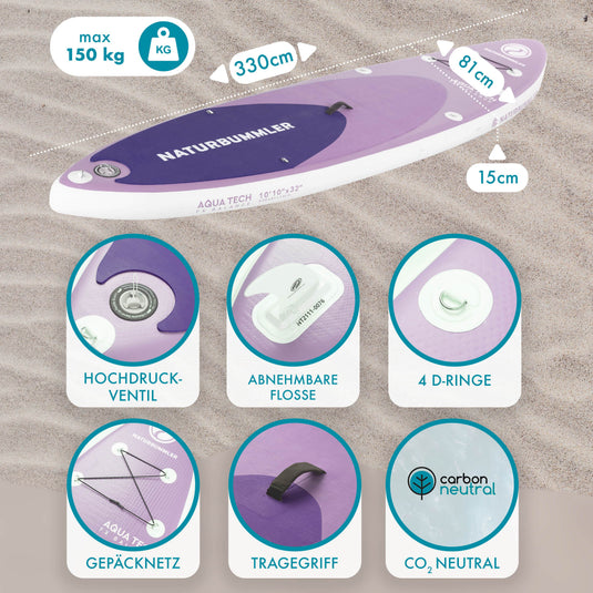 Naturbummler Stand-Up Paddling Board – Dein Allround-SUP für jedes Gewässer