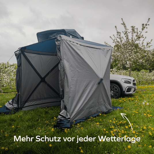 Naturbummler Seitenwände für Pavillon CampBase – Wind- & Sichtschutz