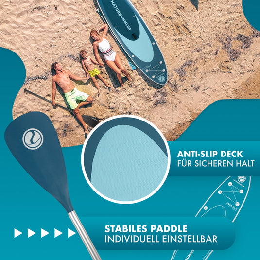 Naturbummler SUP Bundle XL – Komplett-Paket für Stand-up-Paddling