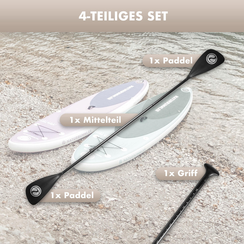 Laden Sie das Bild in Galerie -Viewer, Naturbummler Doppelpaddel für SUP &amp; Kajak – 2-in-1 Paddel-Set
