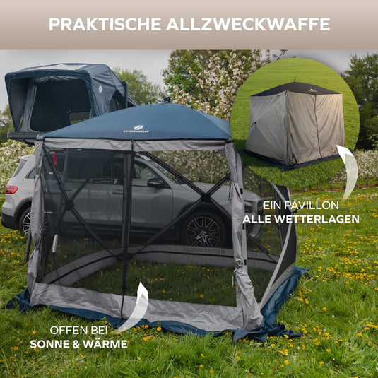 Naturbummler Pavillon CampBase – Pop-up Pavillon (L & XL)
