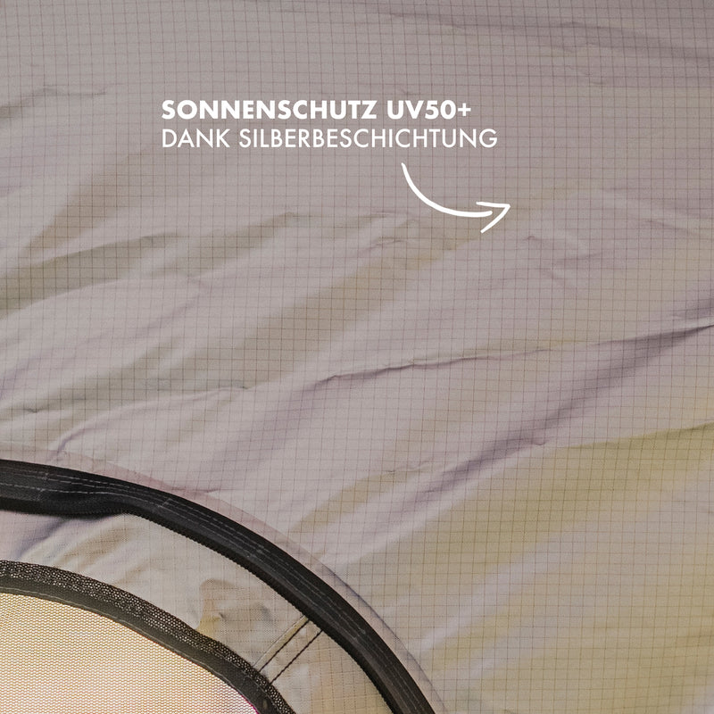 Laden Sie das Bild in Galerie -Viewer, Naturbummler Vorzelt Alu-Light XL am Dachzelt montiert
