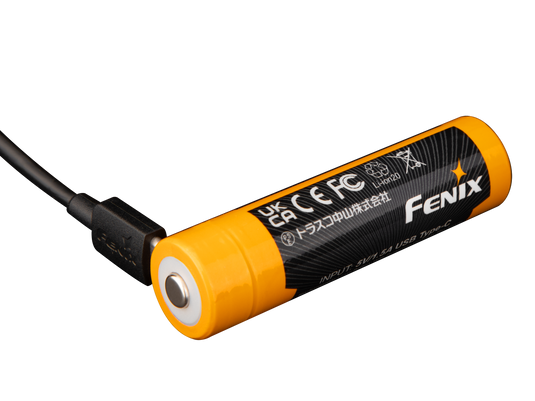 Fenix ARB-L18-4000U – 18650 Li-Ion Akku mit 4000 mAh, inkl. USB C Ladeanschluss