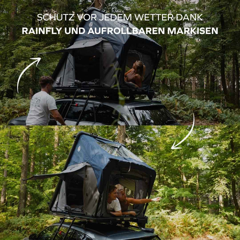 Laden Sie das Bild in Galerie -Viewer, Naturbummler Alu-Light L 2.0 Hartschalen-Dachzelt
