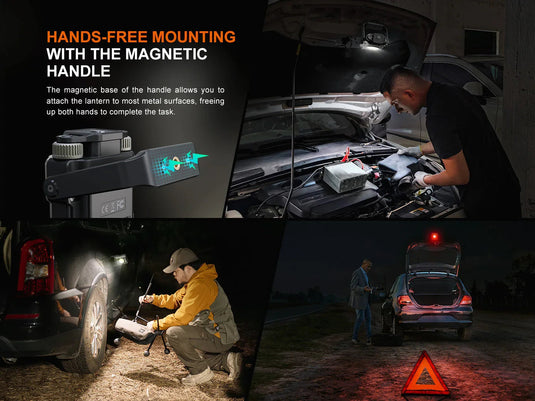 Fenix CL27R multifunktionale Outdoor-Laterne mit Spot- & Flutlicht, 1600 Lumen