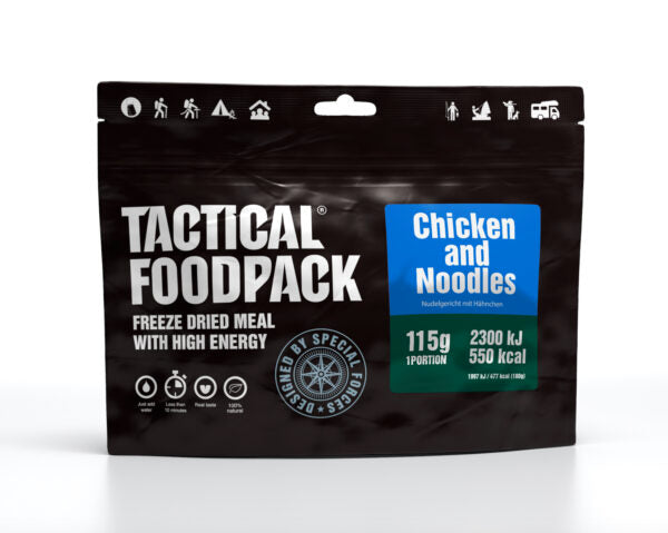 Laden Sie das Bild in Galerie -Viewer, TACTICAL FOODPACK Nudelgericht mit Hähnchen 115g
