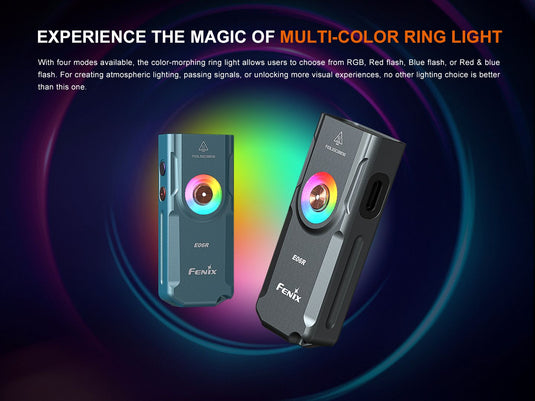 Fenix E06R vereint Weißlicht, UV-Licht und Laserpointer, 700 Lumen