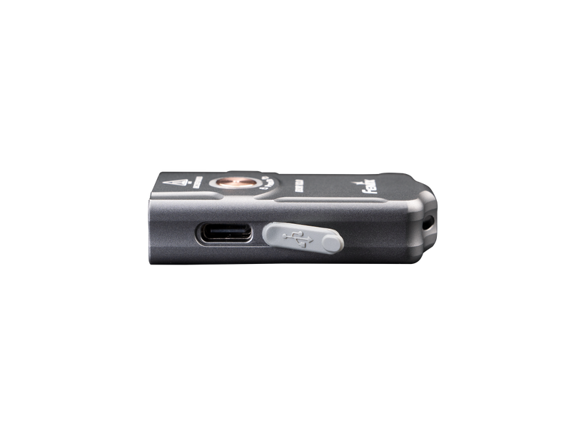 Laden Sie das Bild in Galerie -Viewer, Fenix E03R V2.0 Schlüsselanhänger-Taschenlampe aus Metall, 500 Lumen
