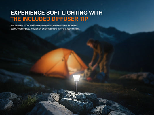 Fenix LD36R leistungsstark mit verschiedenen Lichtquellen, 3600 Lumen