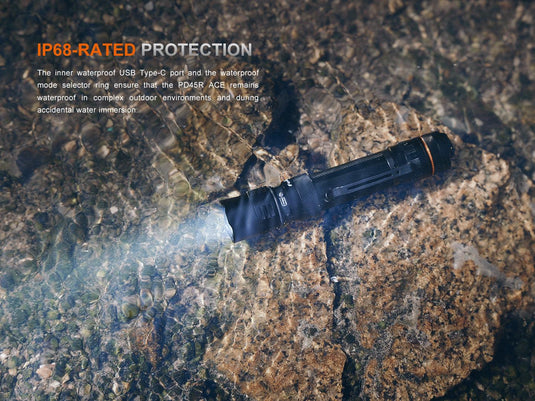 Fenix PD45R ACE Multi-Mode taktische Taschenlampe, 3200 Lumen