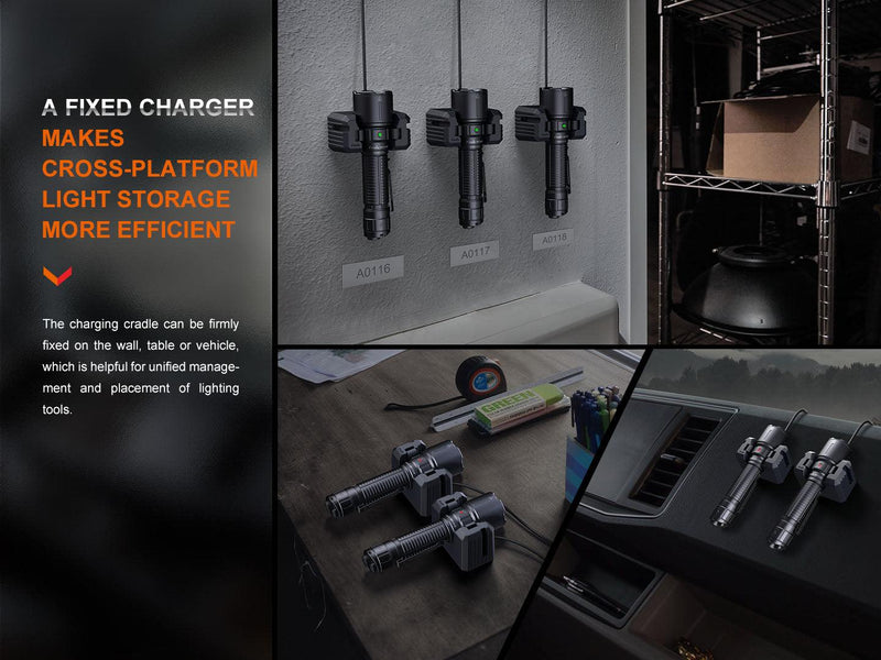 Laden Sie das Bild in Galerie -Viewer, Fenix WF26R High-Performance Taschenlampe mit Ladehalterung, 3000 Lumen
