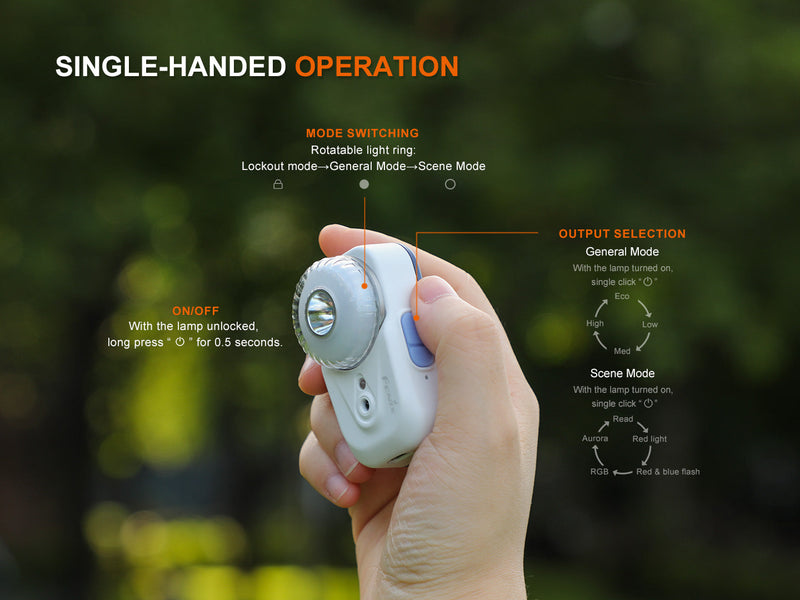 Laden Sie das Bild in Galerie -Viewer, Fenix HL17R – kompakte Multifunktions-Stirnlampe mit Gestenerkennungsfunktion, 500 Lumen
