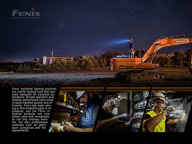 Laden Sie das Bild in Galerie -Viewer, Fenix HP25R V2.0 wiederaufladbare Arbeits-Stirnlampe mit extrem langer Laufzeit, 1600 Lumen
