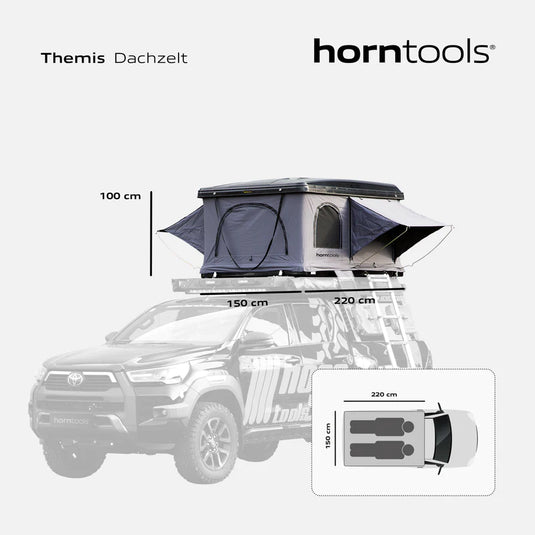HORNTOOLS Dachzelt THEMIS  Hartschalendachzelt