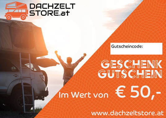DACHZELTSTORE-Geschenkgutschein