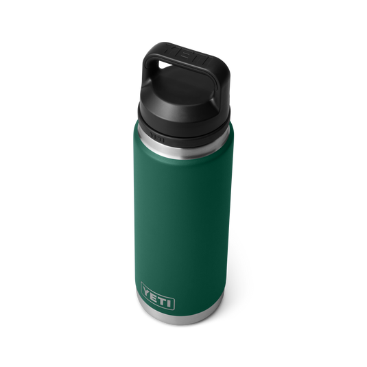 YETI Rambler® 26 oz (769 ml) Flasche Mit Chug-Verschluss – Black Forest Green